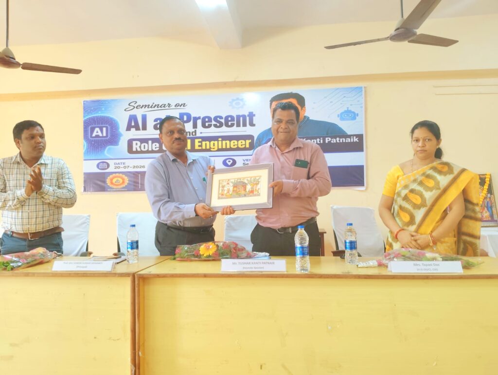 AI Seminar Conducted Computer Science Department Synergy Institute of Technology & Engineering, Bhubaneswar whatsapp image 2026 07 20 at 2.36.03 pm (1)