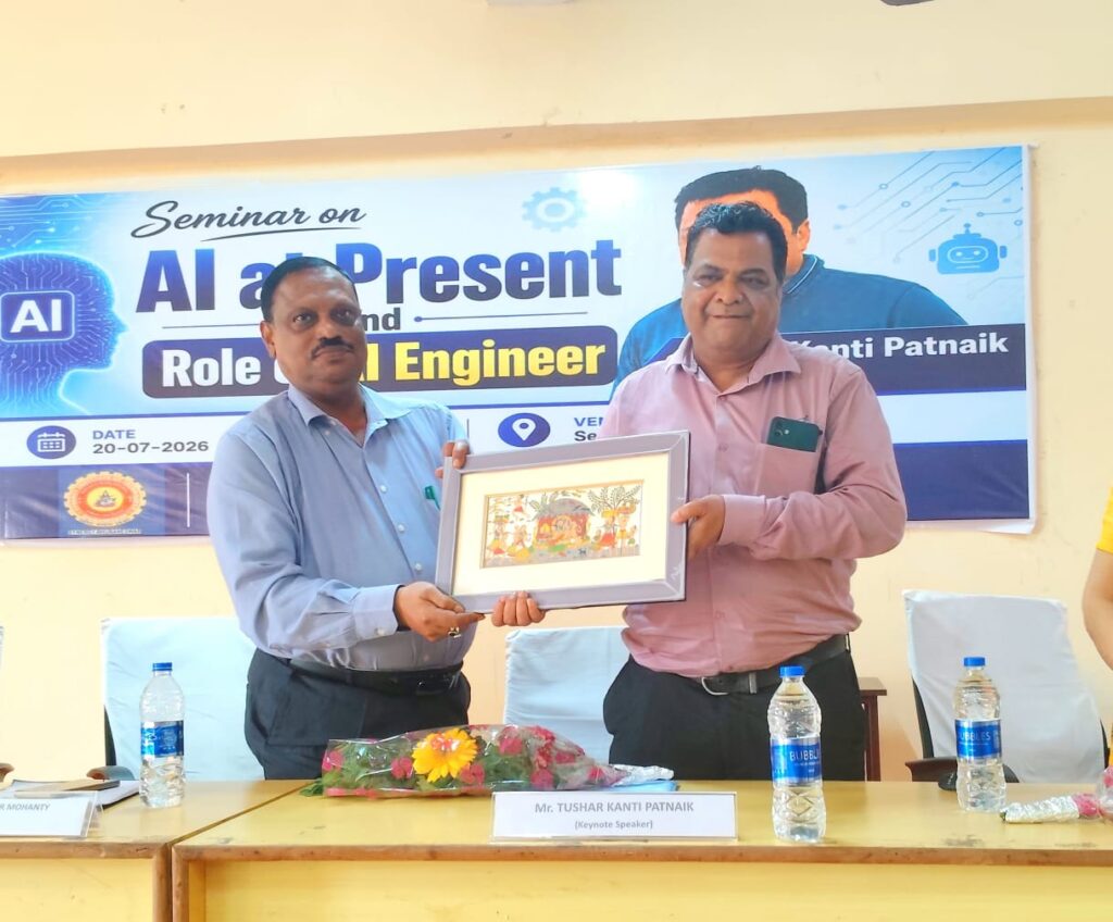 AI Seminar Conducted Computer Science Department Synergy Institute of Technology & Engineering, Bhubaneswar whatsapp image 2026 07 21 at 10.48.24 am